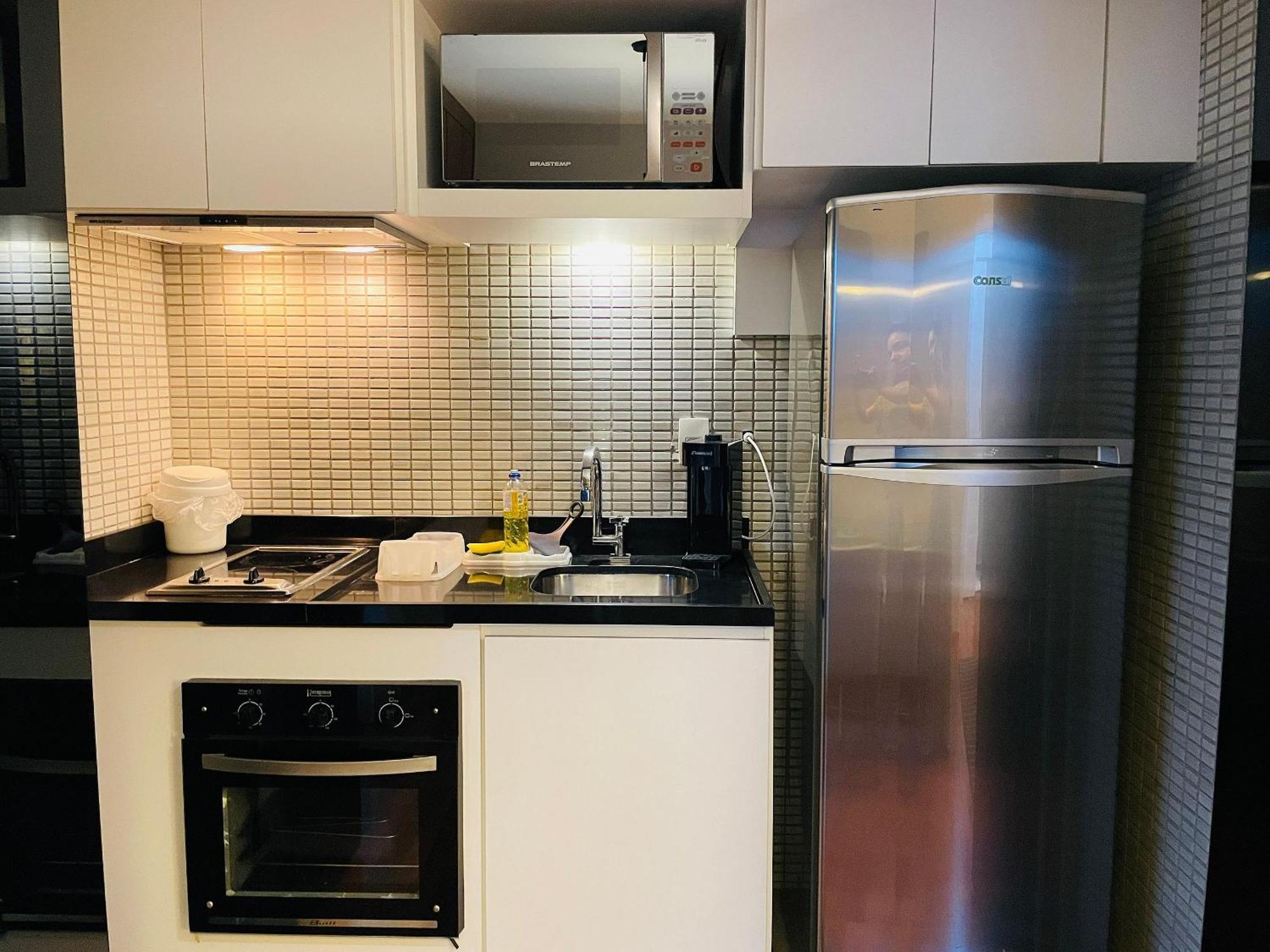 Morada Estanconfor Berrini - Flat Em Hotel Premium No Brooklin Сан-Пауло Экстерьер фото